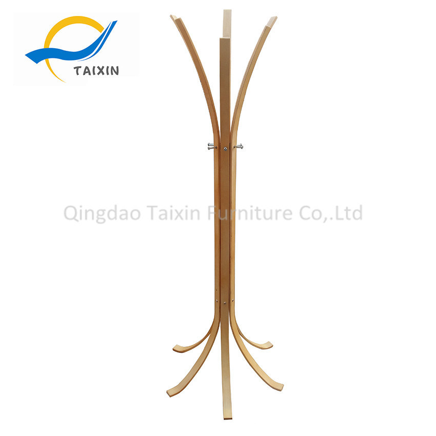 Standing Garment Wooden Hanger with Various Colors