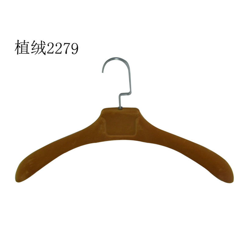 Luxury Anti-Slip and Durable Suit Flocked Velvet Coat Hanger