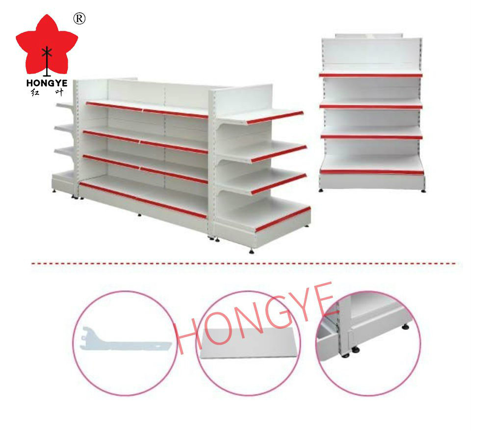 Various Layers Supermarket Shelf Display Racking