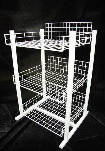 Metal Exhibition Rack Floor Shelf Stand Display Rack