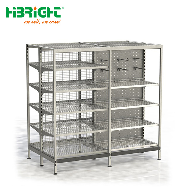 Austraila Outrigger Supermarket Pegboard Shelving Racks