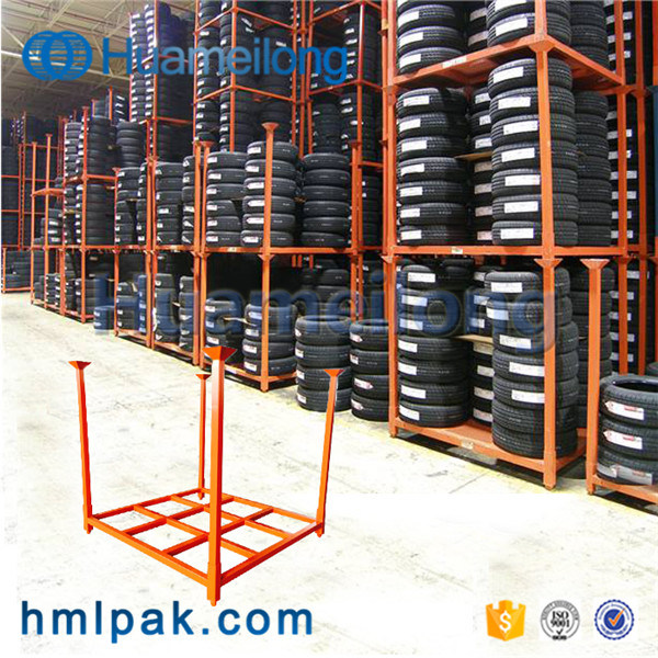 Mold Storage Stacking Demountable Textile Metal Zinc Finish Tire Racking