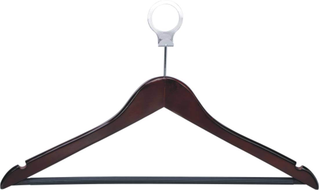 Male Trousers Hanger with Security Ring