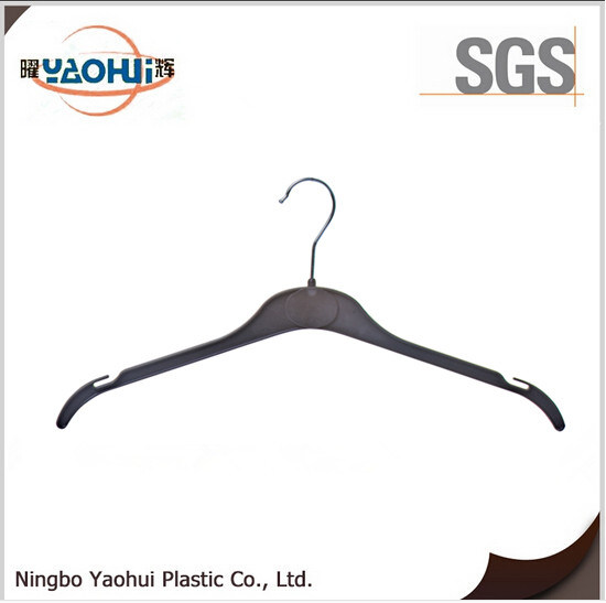 Laundry Plastic Hanger with Metal Hook for Clothes