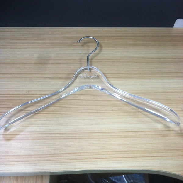 Customize Clear Color Rack Acrylic Coat Hanger