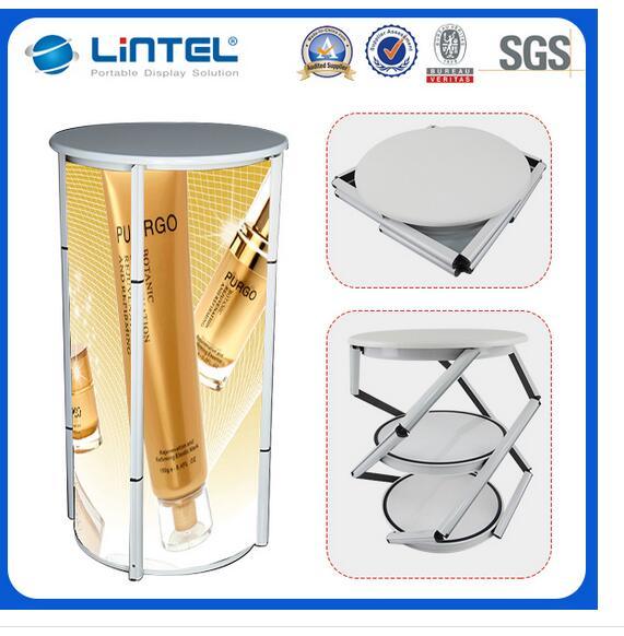 Rotating Aluminum Tower Display Promotion Counter (LT-07A)