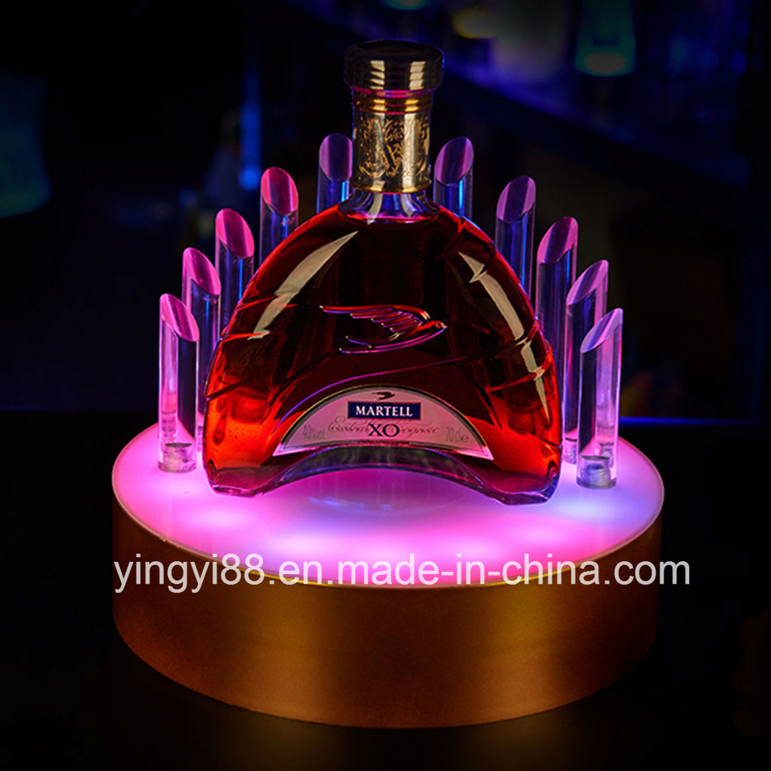 New LED Lighted Liquor Bottle Acrylic Display