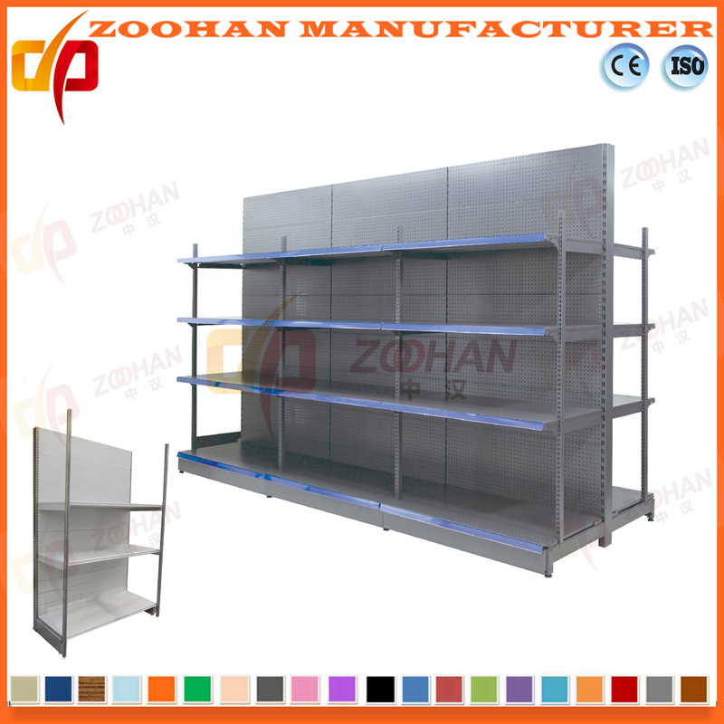 Manufactured Customized Steel Supermarket Heavy Duty Shelving (Zhs220)