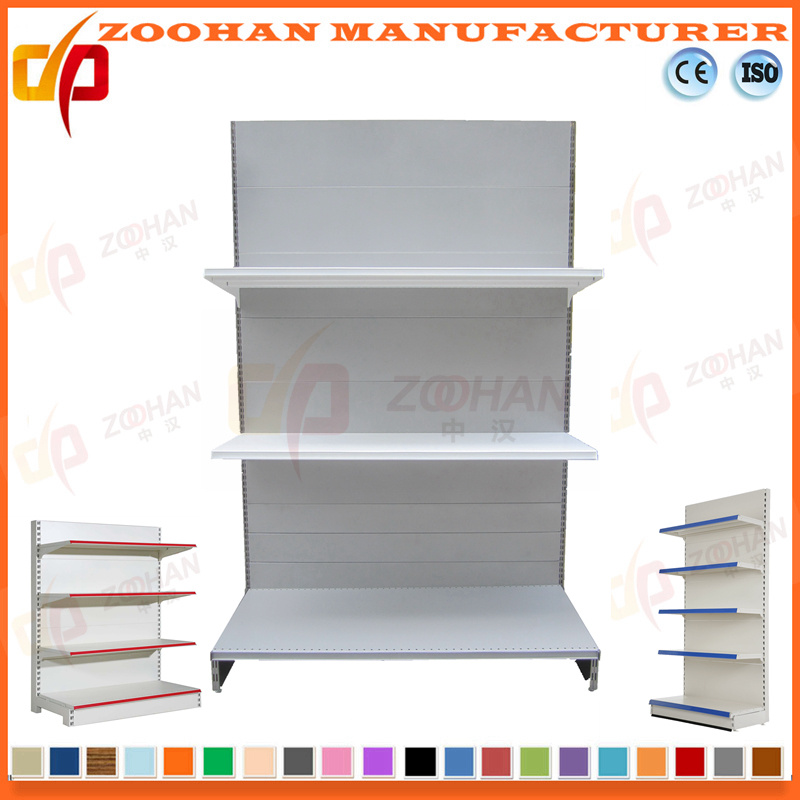 Customized Steel Iron Shelving Store Backplane Panel Wall Shelf (Zhs587)