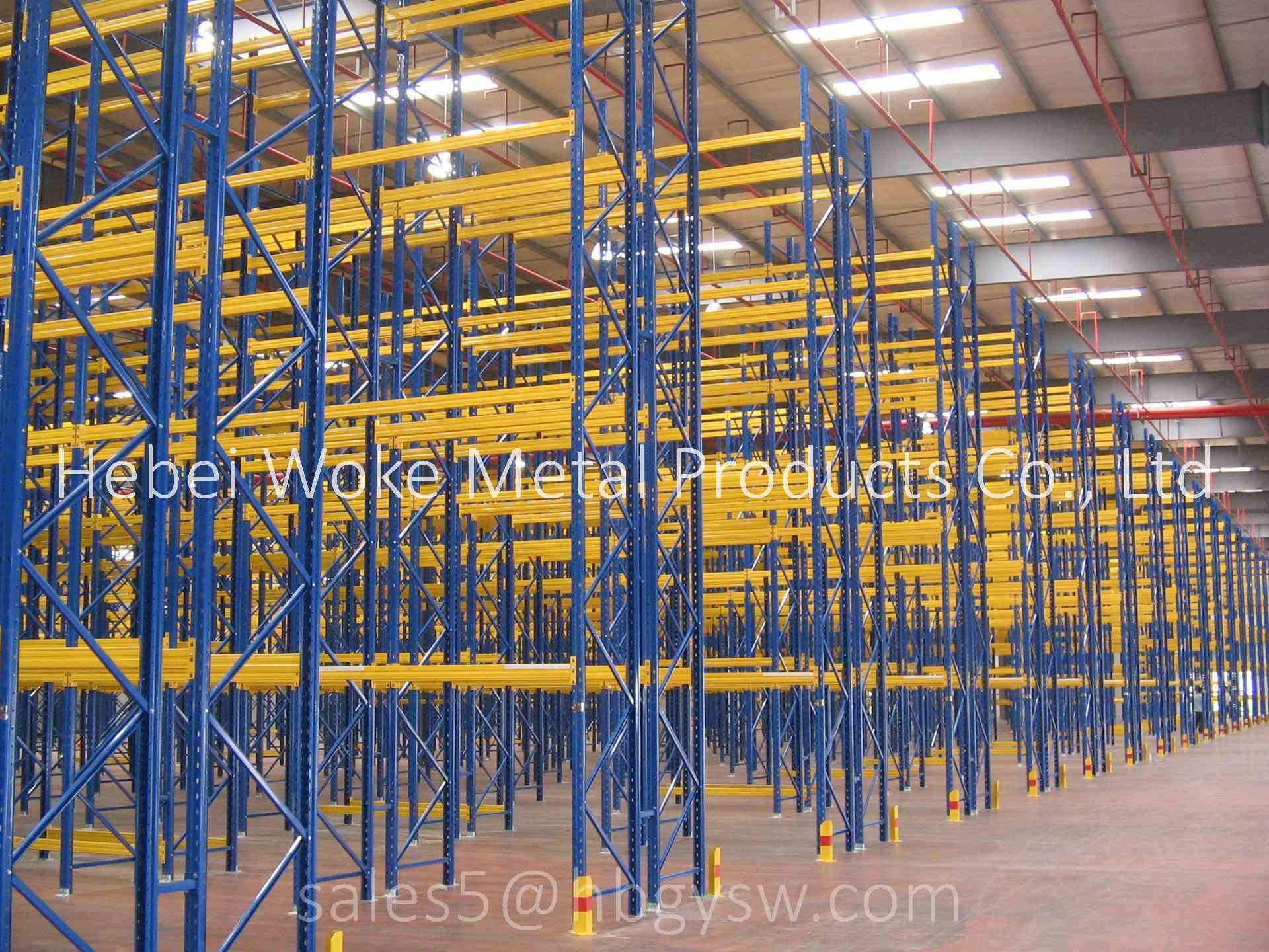 Warehouse Stacking Pallet Rack System