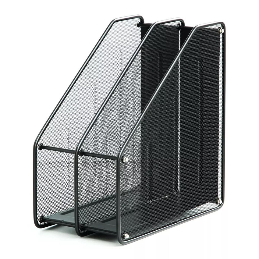 High Quality Metal Black File Documents Paper Storage Tray Shelf Racks