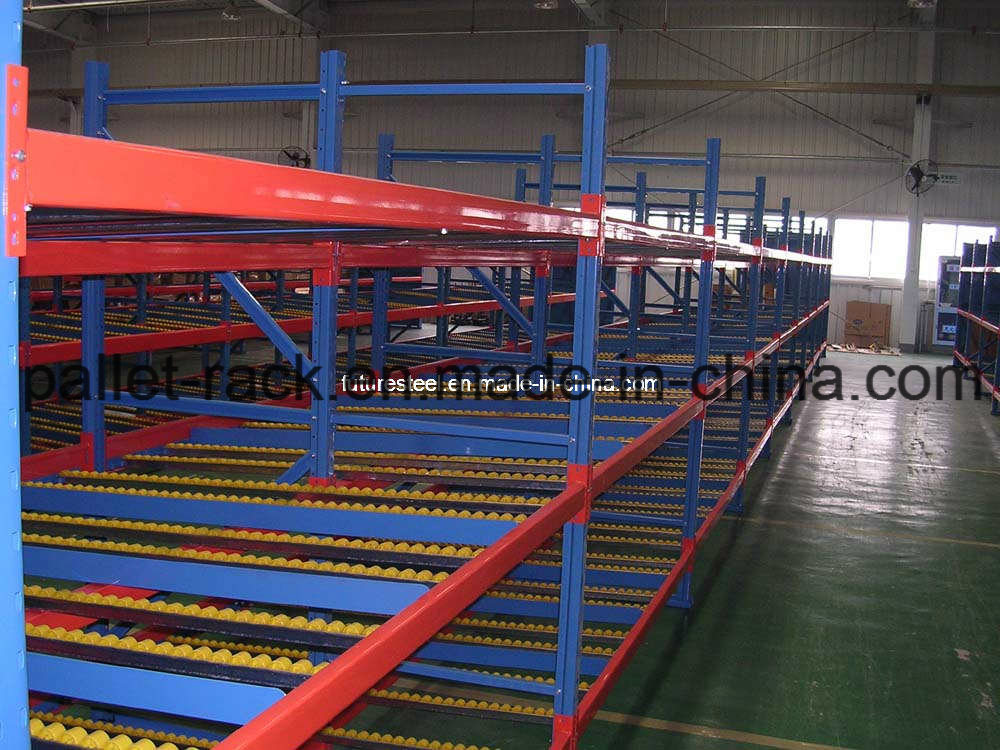 Customized Steel Mobile Slide Carton Flow Storage Racks