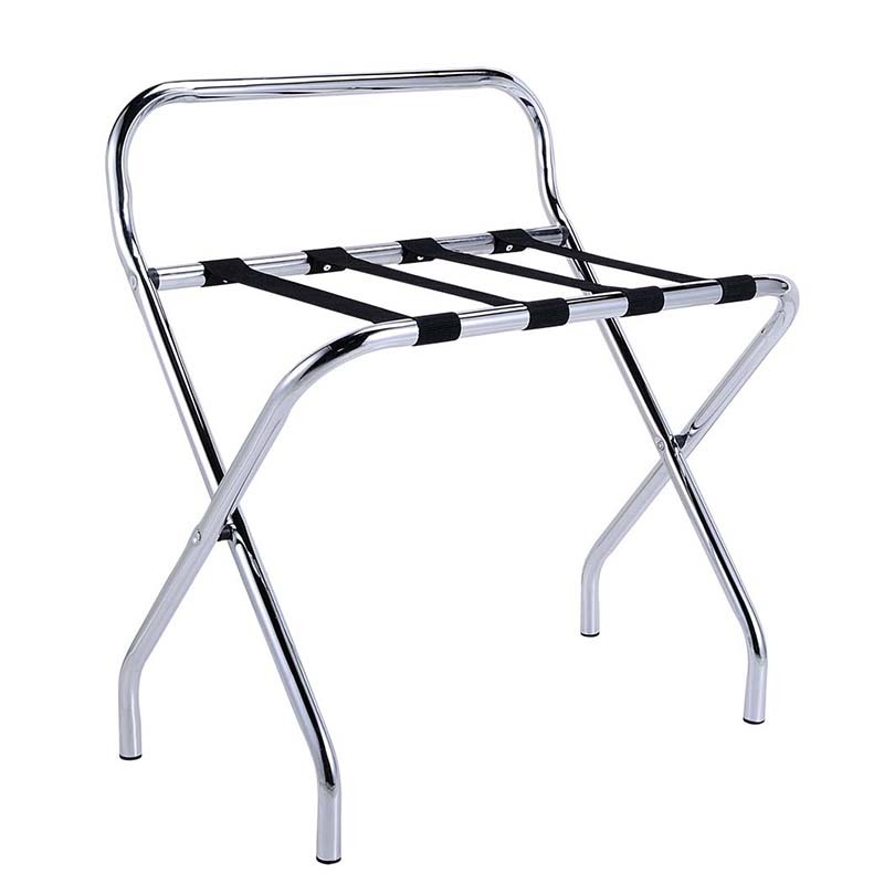 Metal Chrome Finished Baggage Holder Luggage Rack