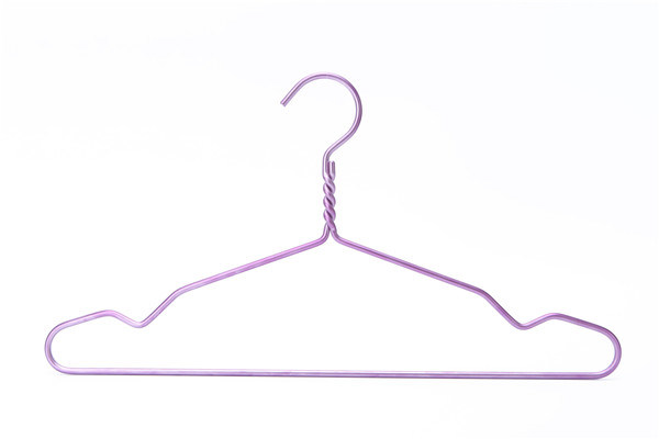 Purple Color Aluminium Clothes Hanger Wholesale