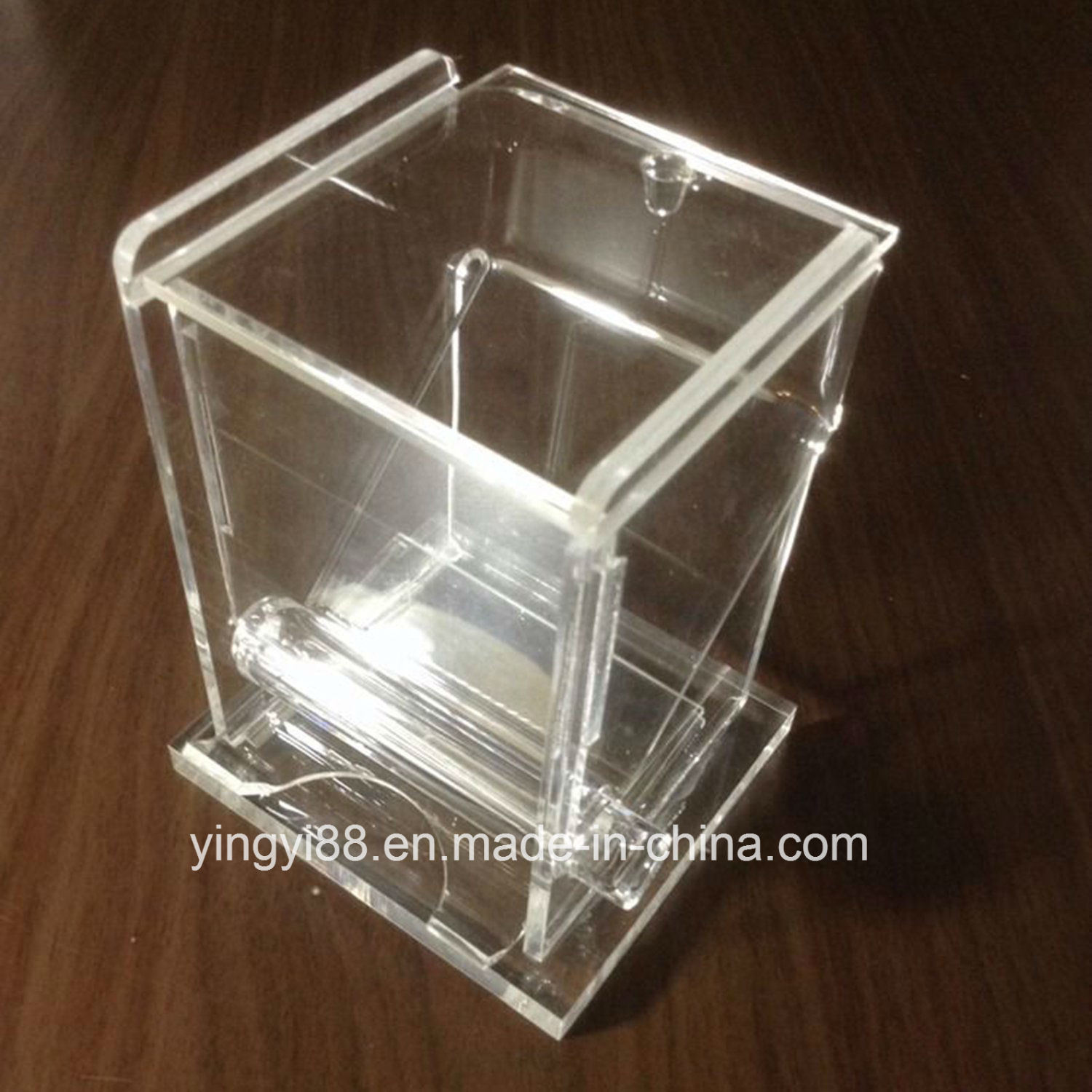 Custom Clear Restaraunt Acrylic Toothpick Roller Dispenser