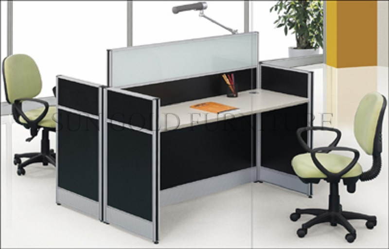 Frameless Glass Office Partition System Modern Office Workstation (SZ-WST805)