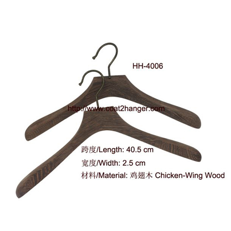 Chicken-Wing Wood Natural Wooden Hanger