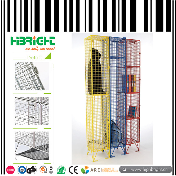 Staff Individual Metal Wire Mesh Locker