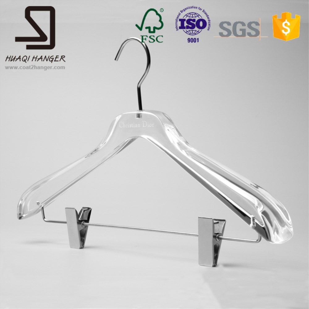 2018 Newest Transparent Acrylic Clothes Hanger