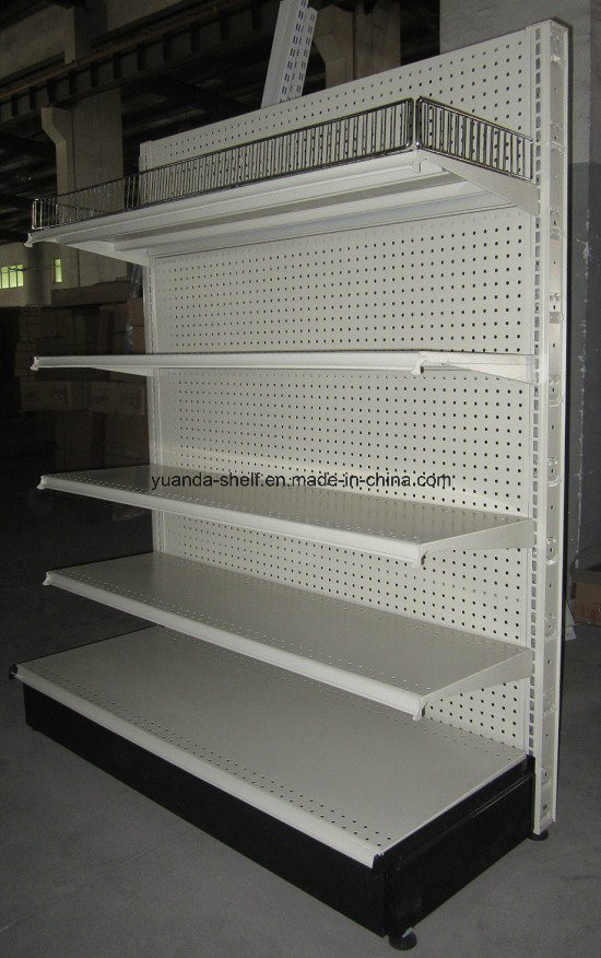 Display Corner Supermarket Shelf with Price Sticker