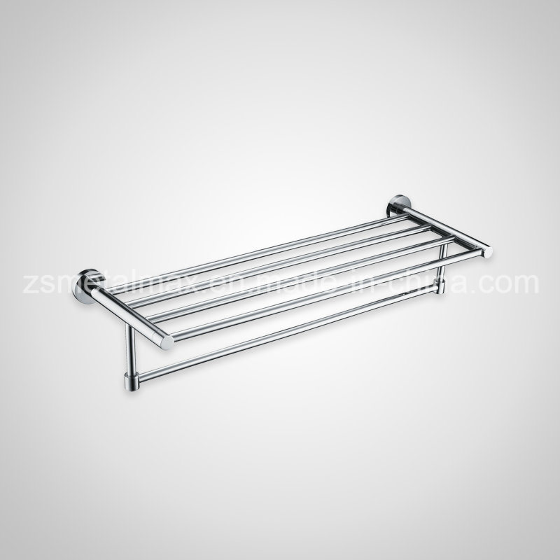 Stainless Steel Bathroom Wall Mounted Bar Towel Shelf (GJ006)