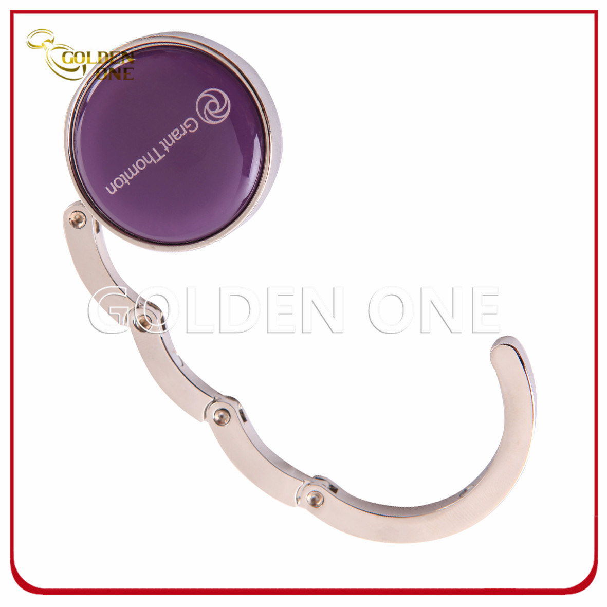 Custom Epoxy Coated Folding Circular Shape Purse Holder