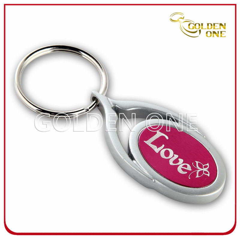 Custom Etching Spray Painting Metal Key Chain