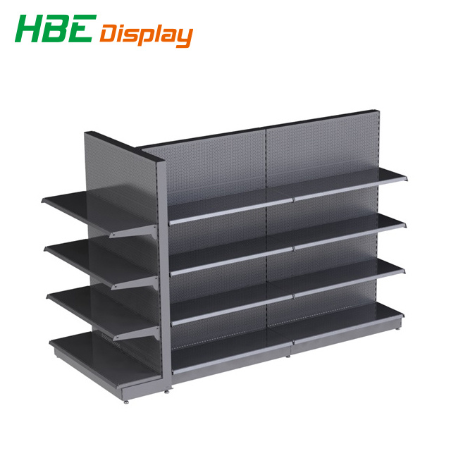 Double Side Perforated Gondola Supermarket Shelf