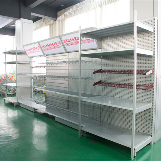 Wholesale Perforated Back Panel Display Rack/Supermarket Display Shelf