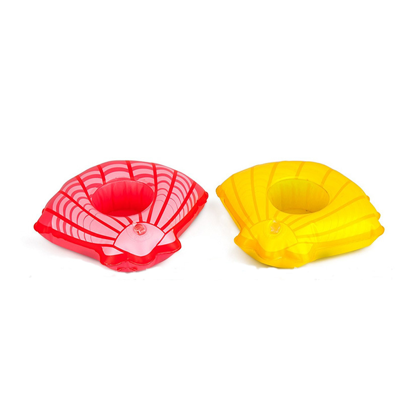 PVC Inflatable Shell Drink Cup Holder
