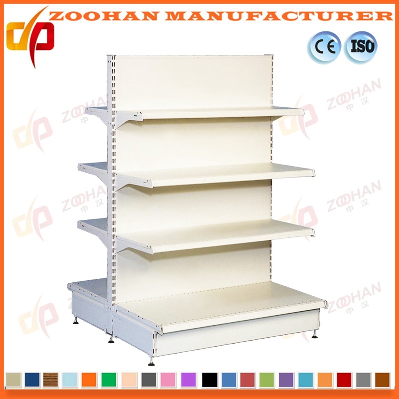 Industrial Metal Supermarket Wall Shelves Storage Display Shelving Dividers (Zhs367)