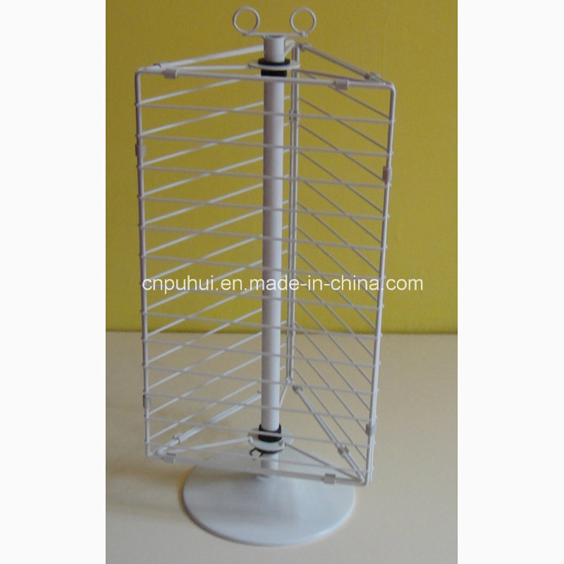 3 Sides Steel Wire Counter Spinning Display Rack (PHY102)