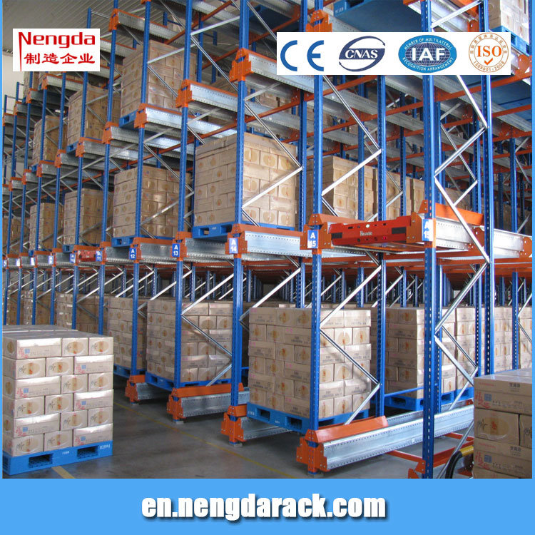 High Efficiency Shuttle Rack Steel Storage Rack