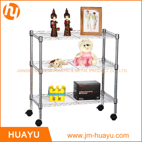 3 - Shelf Metal Shelf Metal Shelving Rack Storage Rack