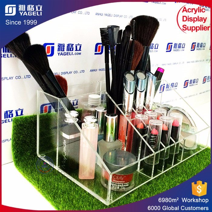 China Factory Elegant Acrylic Makeup Organizer Makeup Brush Holder