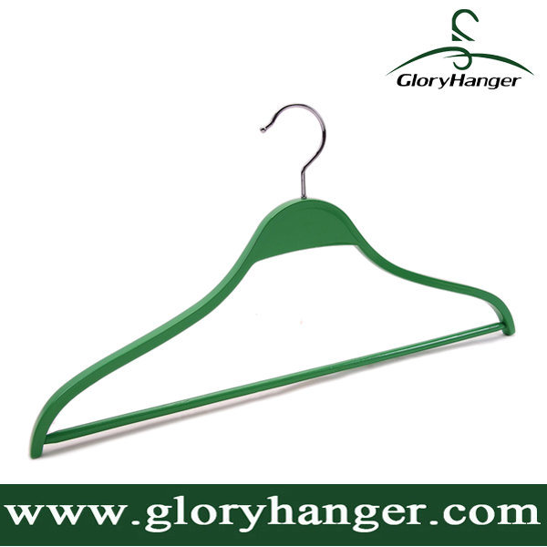 Lacquer Household Plywood Hangers with Pant Bar