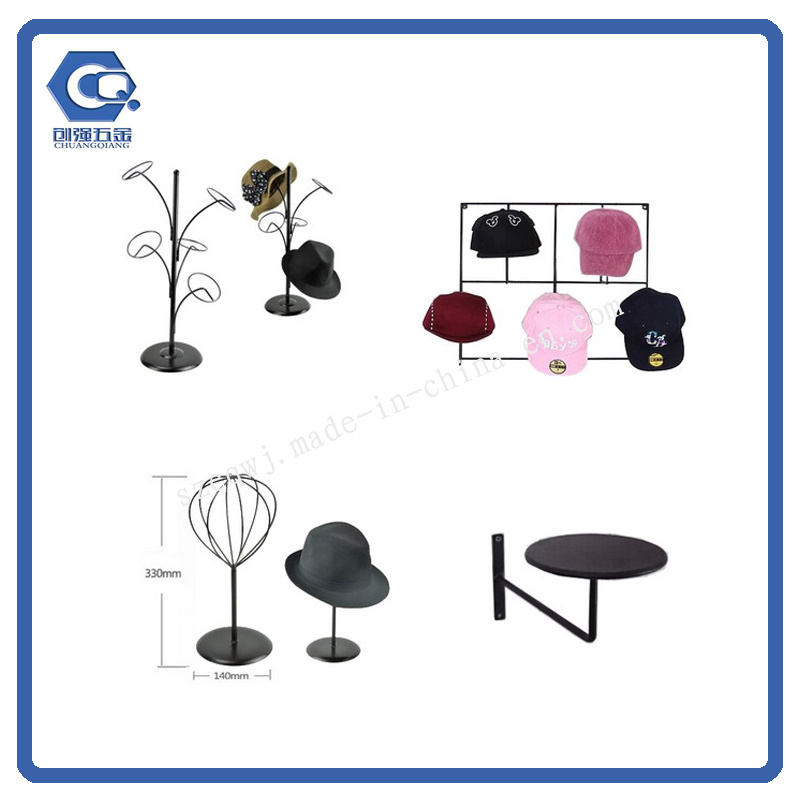 High Quality Floor Metal Custom Cap Popular Hat Display Racks