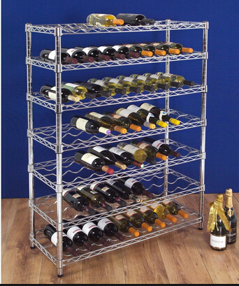 Floor Model Metal Red Wine Storage Rack for Cellar NSF Approval (WR9035180A7C)