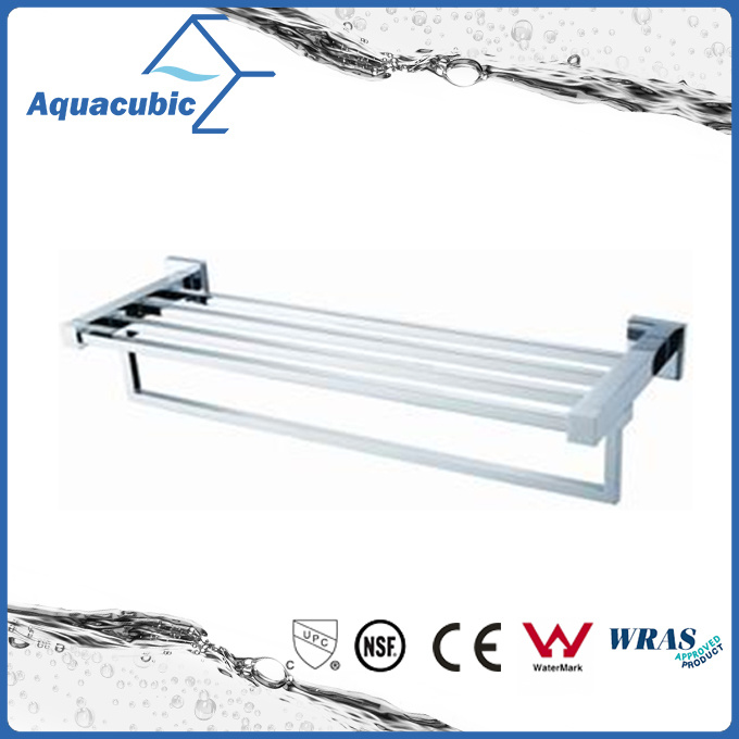 Modern Chromed Double Towel Shelf (AA6818B)