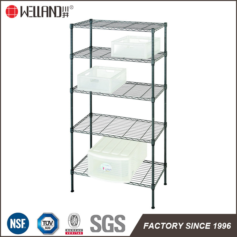 High Quality Epoxy 5 Tiers Light Duty Steel Storage Rack