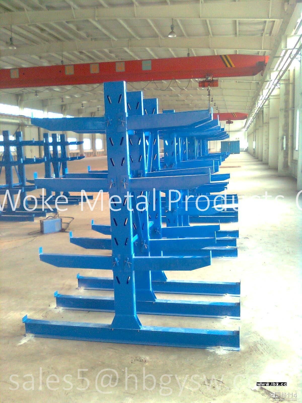 Double Arms Cantilever Racks for Warehouse Long Bar Storage