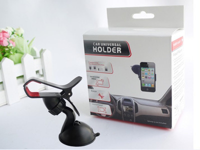 Universal Plastic 360 Degree Rotation Suction Vehicle Mobile Phone Holder for Car