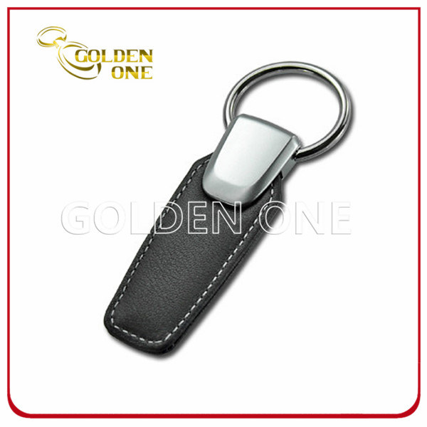 2017 New Design Promotional Genuine Leather Key Holder