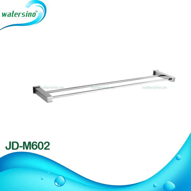 Jd-M602 Brass Double Towel Bar Wall Mounted Towel Rack