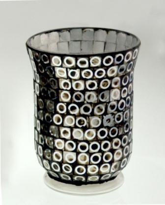 2016new Design Classical Glass Mosaic Candle Holder