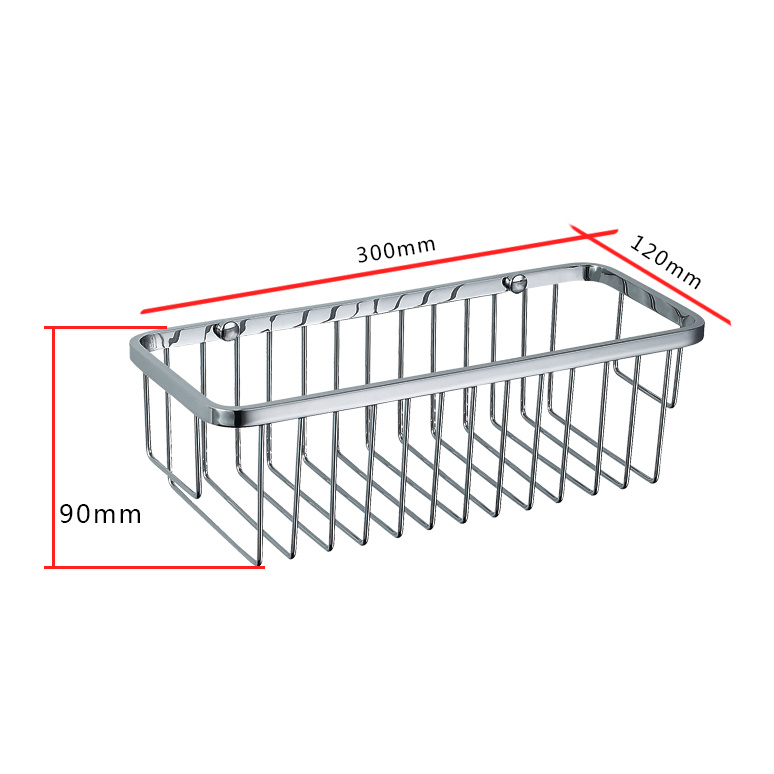 Sanitary Ware Stainless Steel Single Wire Wall Mounted Bath Rack (SUS304)