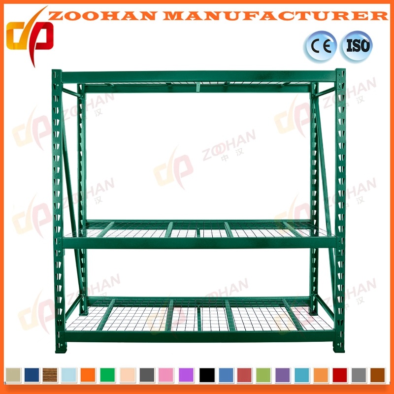 Industrial Warehouse Strength Welded Storage Rack with Wire Deck (Zhr229)