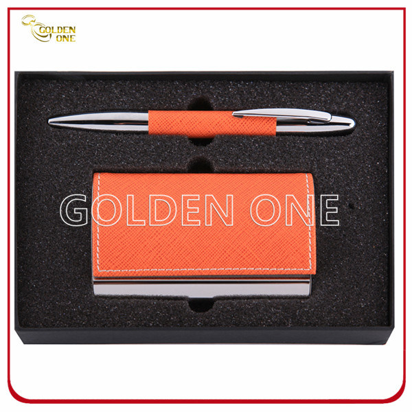 Promotional Click Pen & Card Holder Gift Set