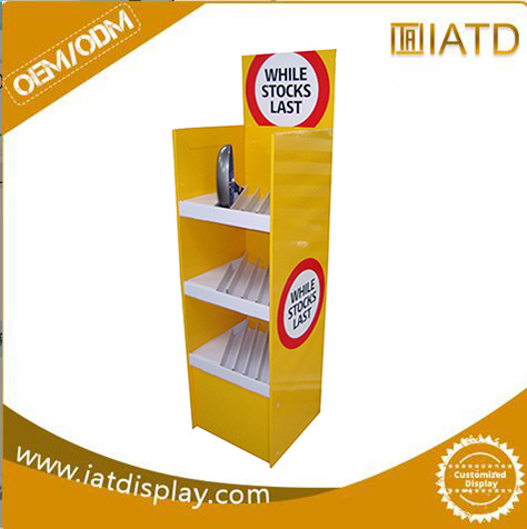 Pop Cardboard Paper Storage Display Shoe Books Rack for Pan