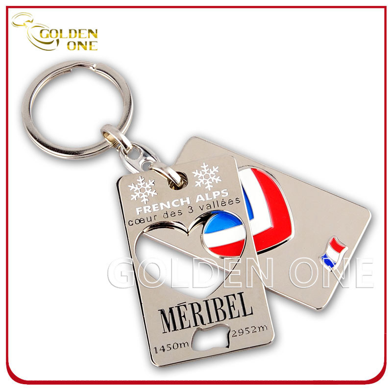 Custom High Quality Soft Enamel Debossed Logo Metal Keychain